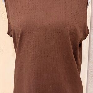 Athleta Brown Sleeveless Women's Top